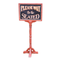 Seating Sign